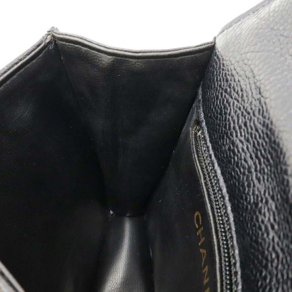 CHANEL Black Caviar Leather Hobo Bag - Picture 9 of 10